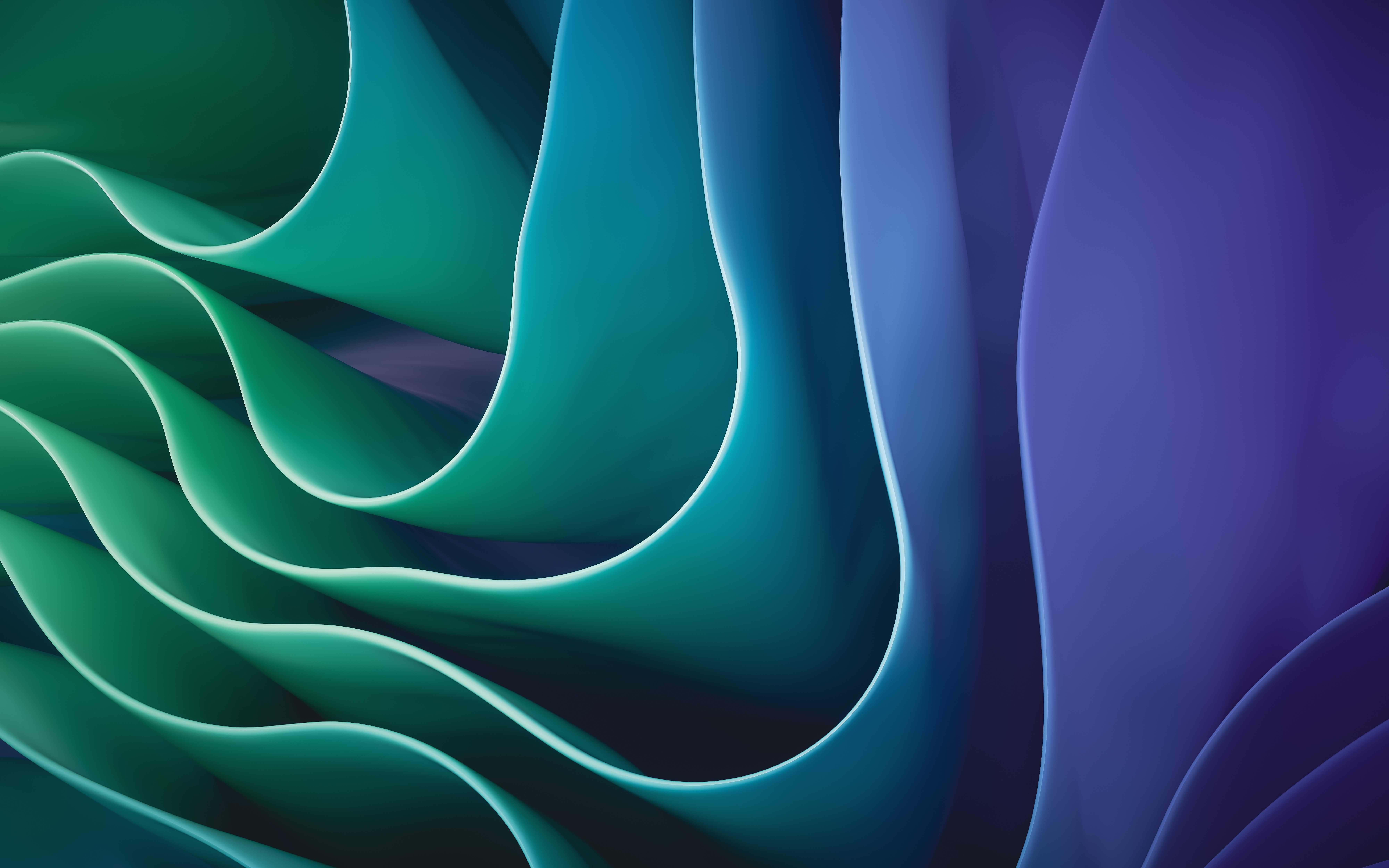 3D wave pattern background