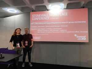 Kate Stewart & Richard Thompson at the Stonewall Conference 2019