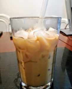 My Homemade Soymilk Iced Latte- who needs a coffee shop?