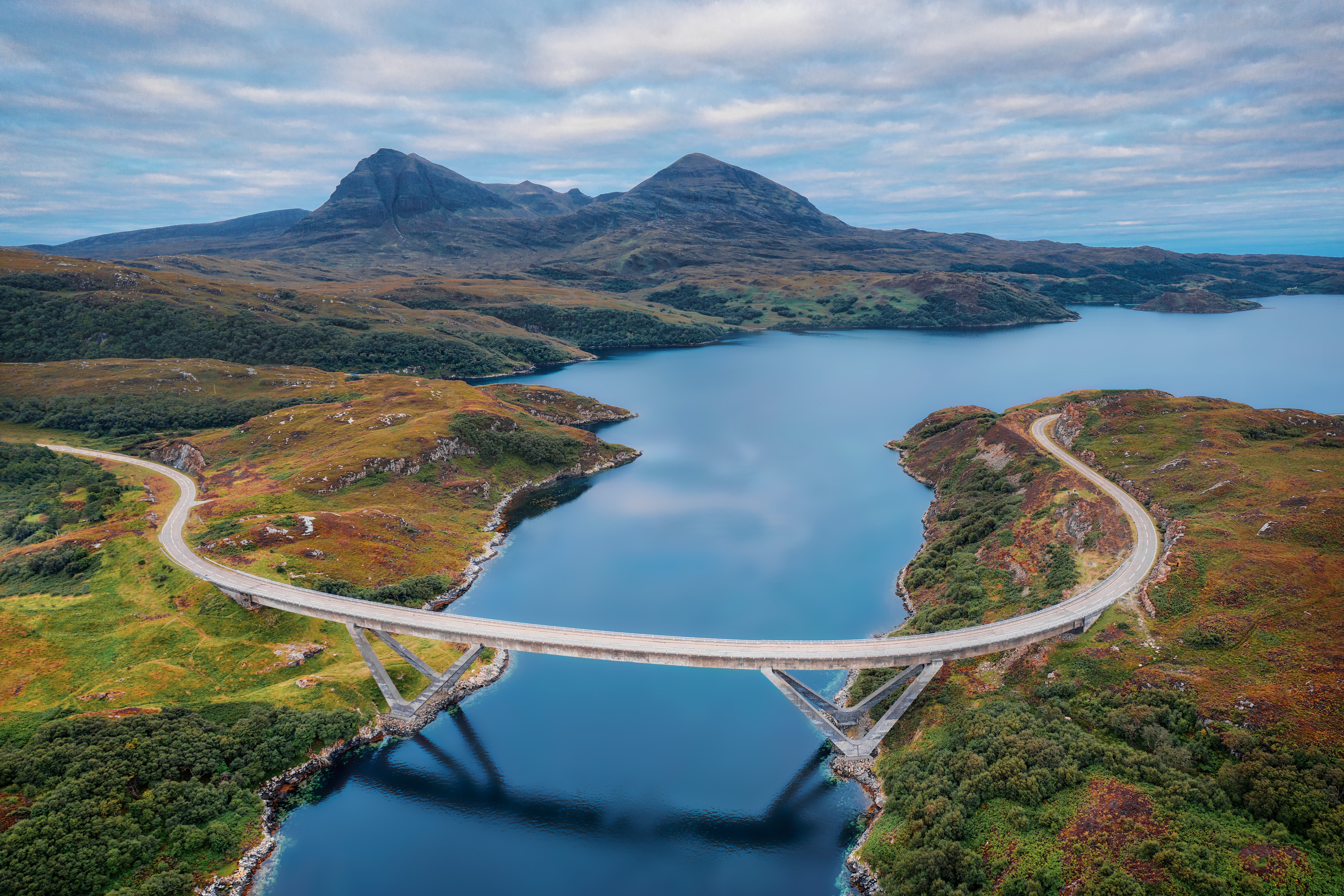 Kylesku,Bridge,Along,The,Nc500,In,Northern,Scotland,,Taken,In