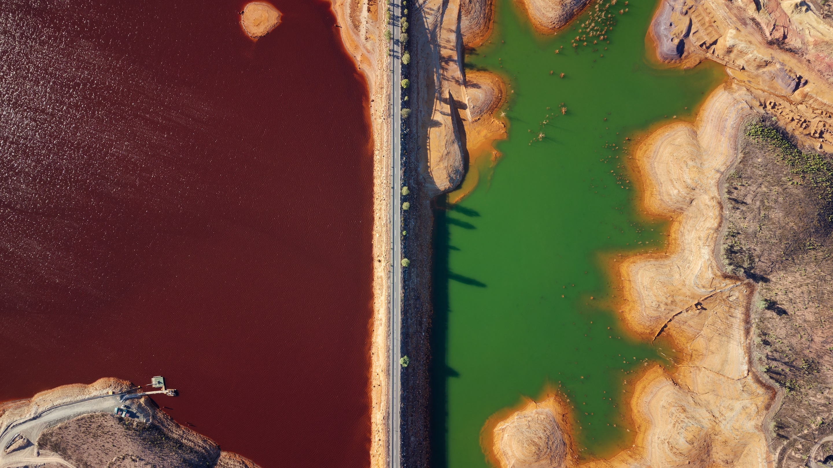 Aerial,Drone,View,Of,Mining,Activity,In,Minas,De,Riotinto