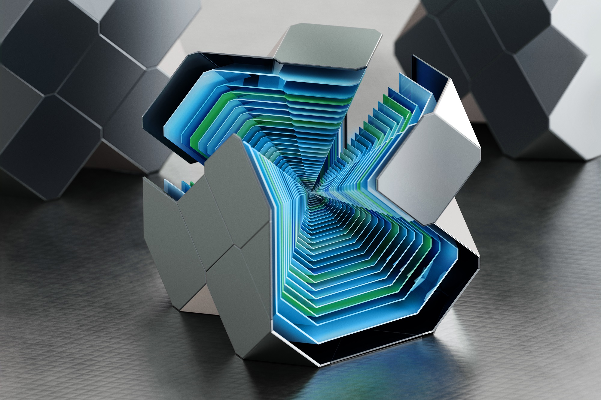 Abstract data cubes connection